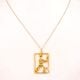 Gold Plated Brass Cricket Pendant Necklace Sports Accessory Gift for Cricketers Coaches and Fans